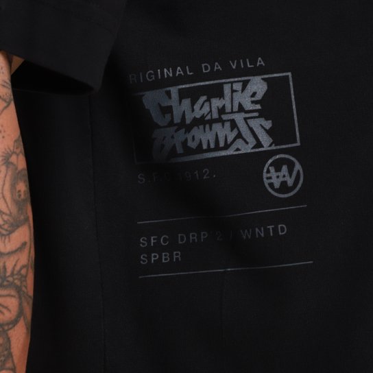 Camiseta Santos Oversized Masculina