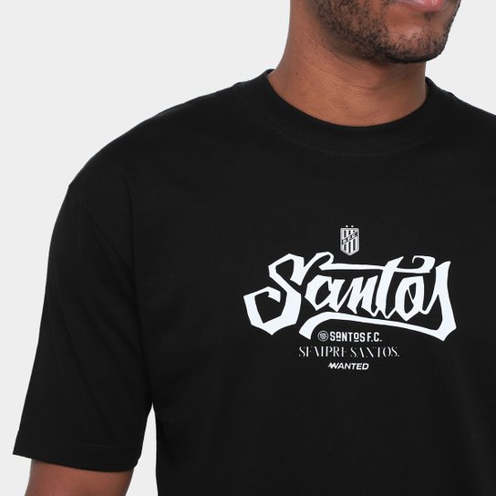 Camiseta Santos Vivo Pelo Santos Masculina