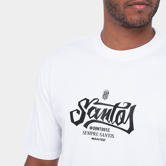 Camiseta Santos Vivo Pelo Santos Masculina