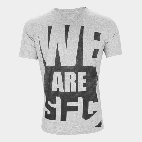 Camiseta Santos We Are SFC Masculina - Mescla