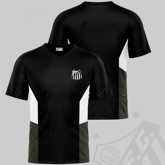 Camiseta Surf Center Masculina Santos Especial Classic Gola V