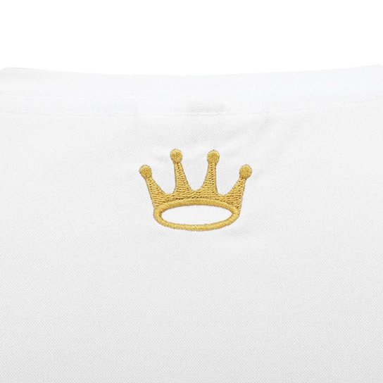 CAMISETA SURF CENTER SANTOS CLASSIC COROA MASCULINO - BRANCO P