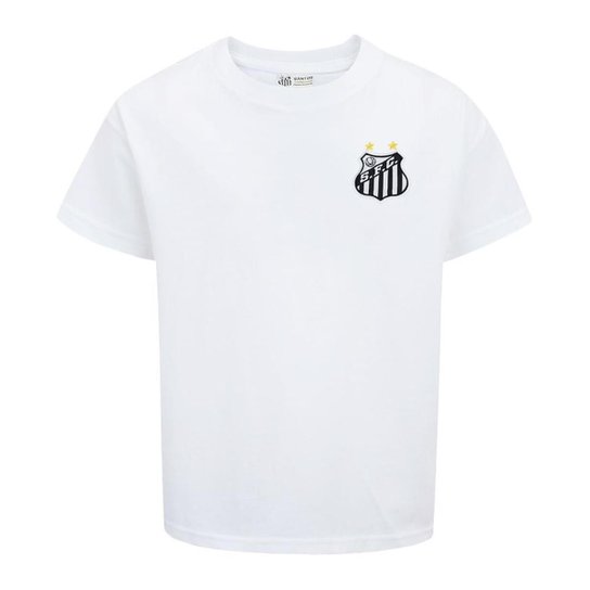 CAMISETA SURF CENTER SANTOS CLASSIC JUVENIL - BRANCO 16