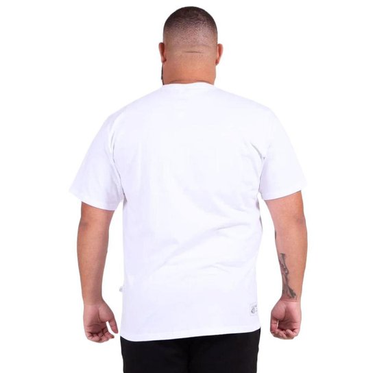 CAMISETA SURF CENTER SANTOS CLASSIC PLUS MASCULINO - BRANCO 54