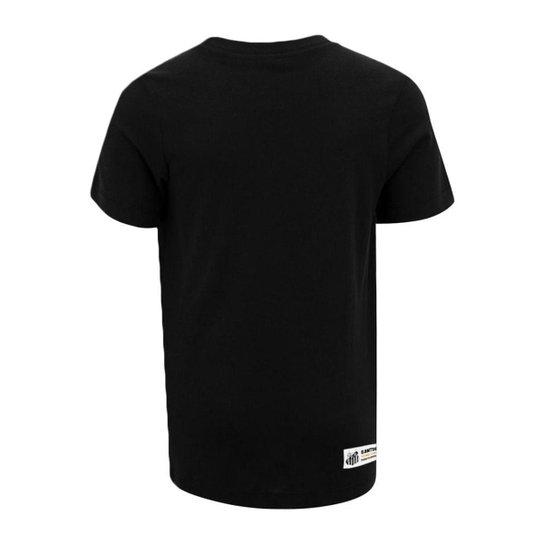 CAMISETA SURF CENTER SANTOS CLÁSSICA JUVENIL - PRETO 10