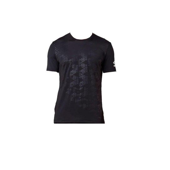 Camiseta Umbro TWR Docket Masculina 821218-111 - Preto