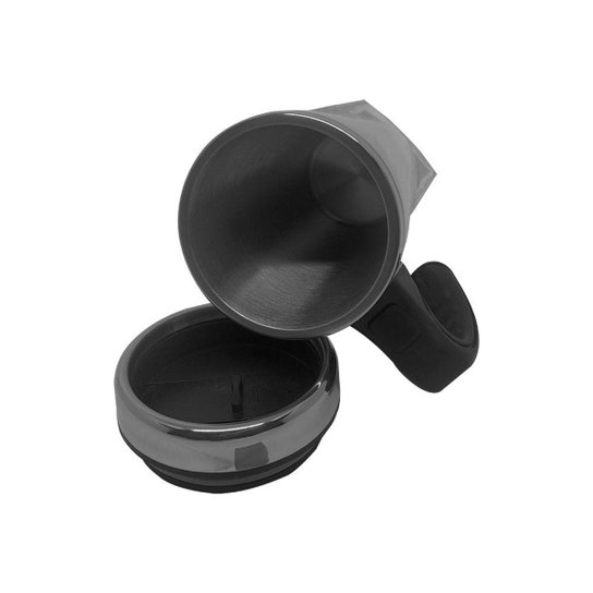 Caneca de Acrílico e Inox 750ml Para Café do Santos Oficial