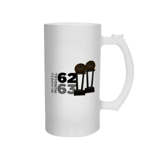 Caneca de Chopp Santos Oficial Mundial 62 63