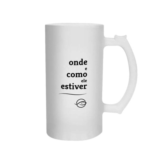 Caneca de Chopp Santos Oficial Onde e Como ele Estiver