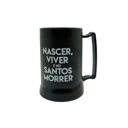 Caneca Gel Cebola Santos Nascer Viver E No Santos Morrer