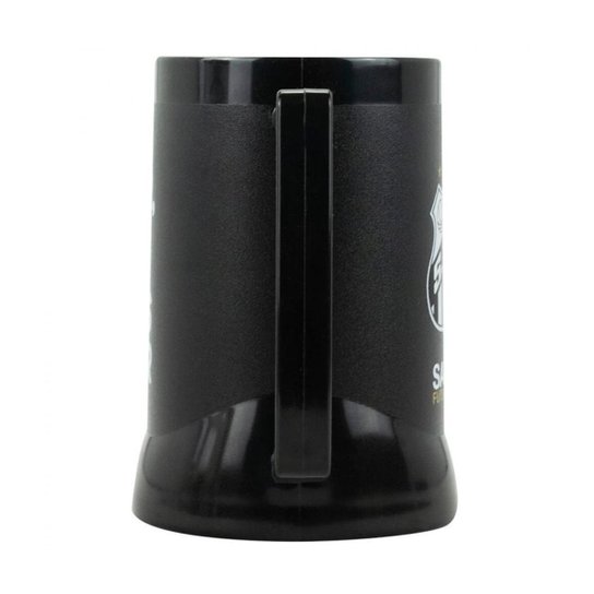 Caneca Preta Gel Isolante Térmico Nascer Viver É Nos Santos