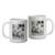 Caneca Santos Oficial Cabelo Laranja - Branco