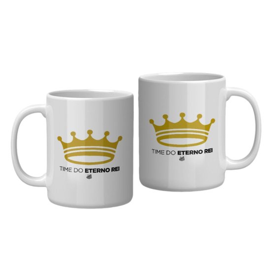 Caneca Santos Oficial Eterno Rei