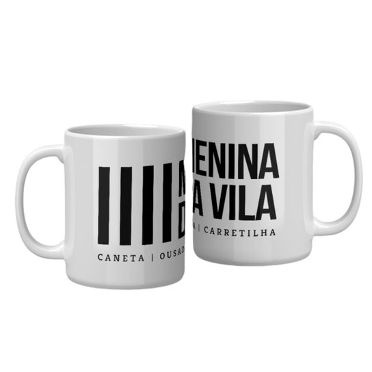 Caneca Santos Oficial Menina da Vila