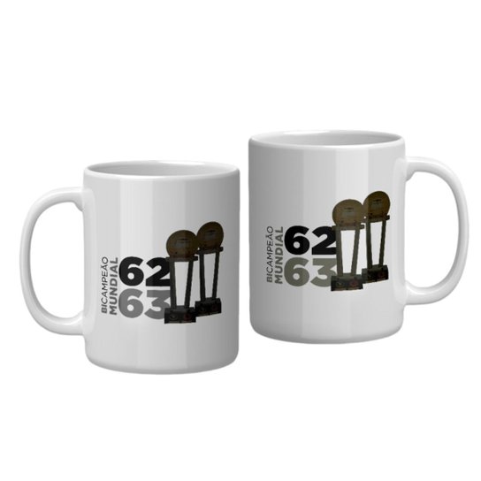 Caneca Santos Oficial Mundial 62 63