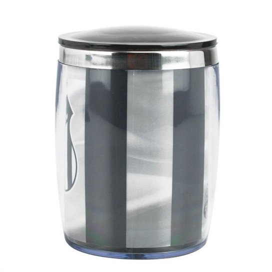 Caneca Térmica Com Tampa 450ml Santos Bi Mundial