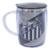 Caneca Térmica Com Tampa 450ml Santos Faixa - Preto
