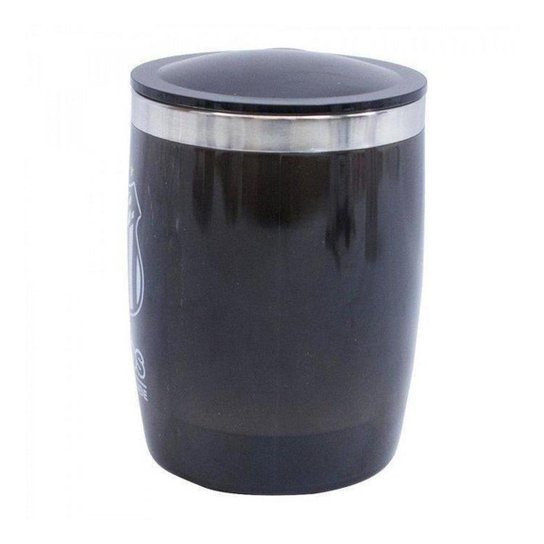 Caneca Térmica Com Tampa 450ml - Santos Preto