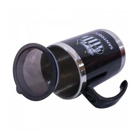 Caneca Térmica Com Tampa 450ml - Santos