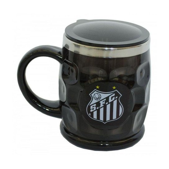 Caneca Térmica Com Tampa 500ml - Santos