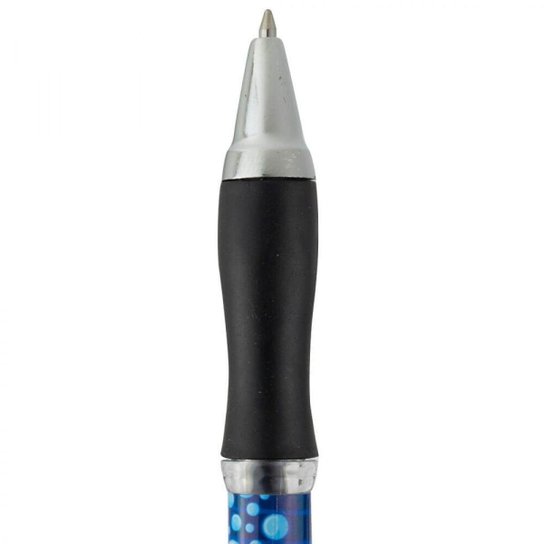 Caneta Esferográfica Roller Ball Azul Santos