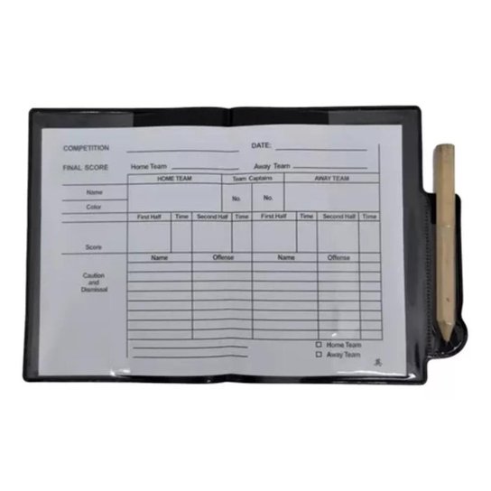 Cartão De Árbitro Umbro Oficial Amarelo E Vermelho Original