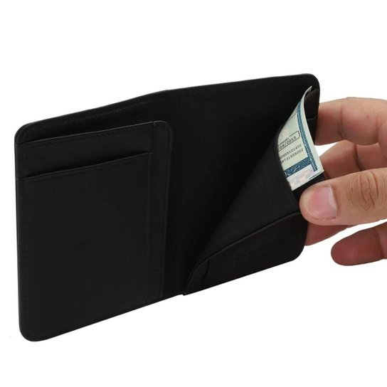 Carteira de Couro Santos 1962 Preto