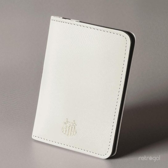 Carteira de Couro Santos 2011 Branco