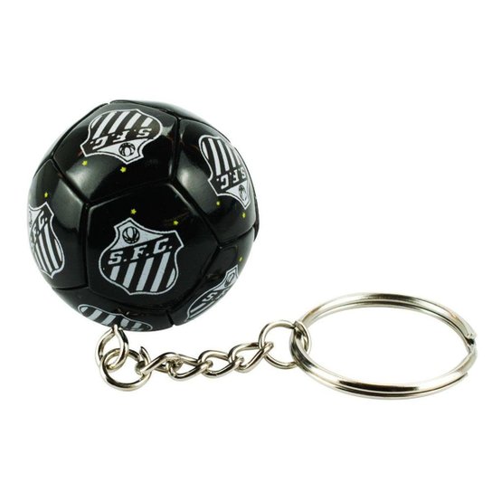 Chaveiro Bola Futebol 4cm - Santos