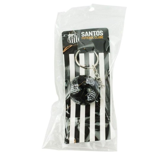 Chaveiro Bola Futebol 4cm - Santos