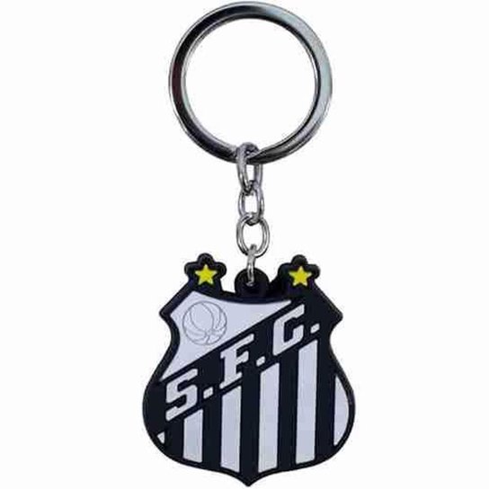 Chaveiro De Borracha Com Brasão De Time - Santos