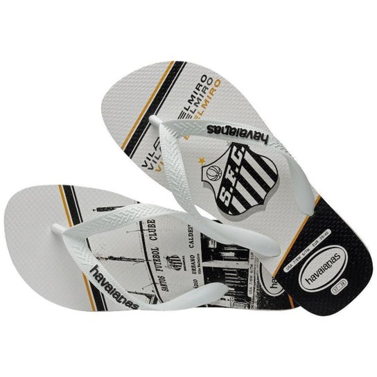 Chinelo Havaianas Top Times Santos Estampa 2024 41483800198