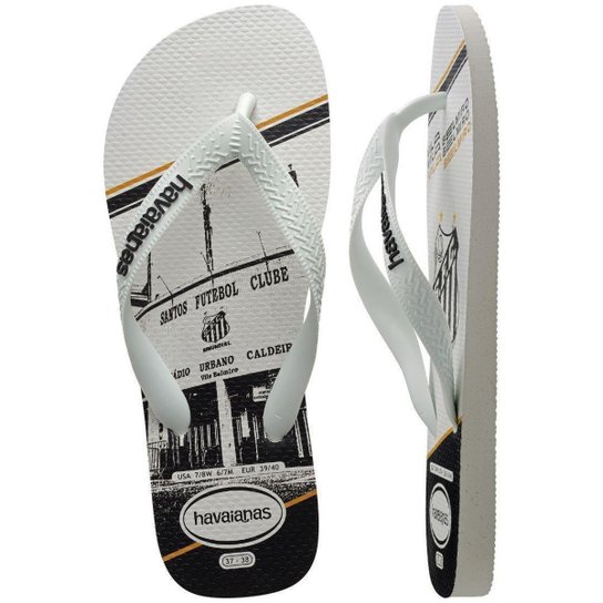 Chinelo Havaianas Top Times Santos Estampa 2024 41483800198