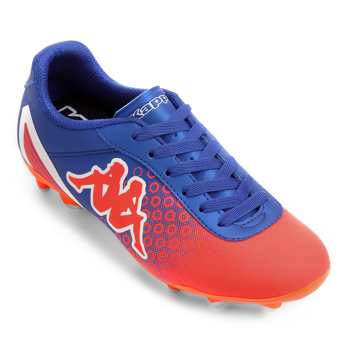 Chuteira Campo Kappa Fiumicino - Azul+Pink | Santos Store