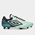 Chuteira Campo Umbro Adamant Master Class Pro Unissex - Verde+Preto