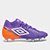 Chuteira Campo Umbro Adamant Top Speed Pro Sg Dia De Los Muertos Unissex - Roxo+Laranja