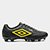 Chuteira Campo Umbro Class Footballer Unissex - Preto+Amarelo