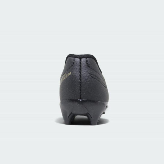 Chuteira Campo Umbro Class Fotballer Jr infantil - preto e dourado