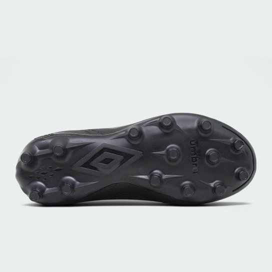 Chuteira Campo Umbro Class Fotballer Jr infantil - preto e dourado