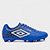 Chuteira Campo Umbro Class Neo Unissex - Azul Royal+Branco