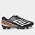 Chuteira Campo Umbro Force Unissex - Preto+Branco