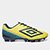 Chuteira Campo Umbro Force Unissex - Amarelo+Azul