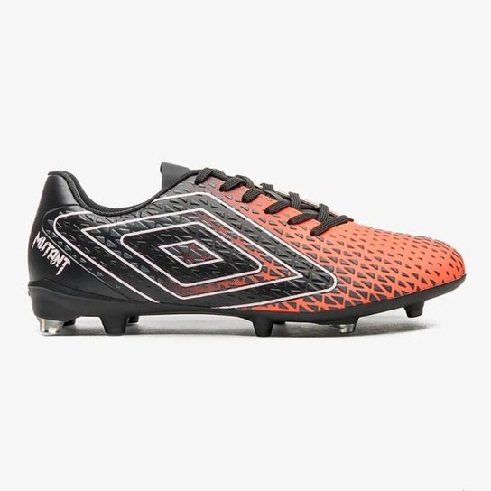 Chuteira Campo Umbro Mutant - Coral E Preto