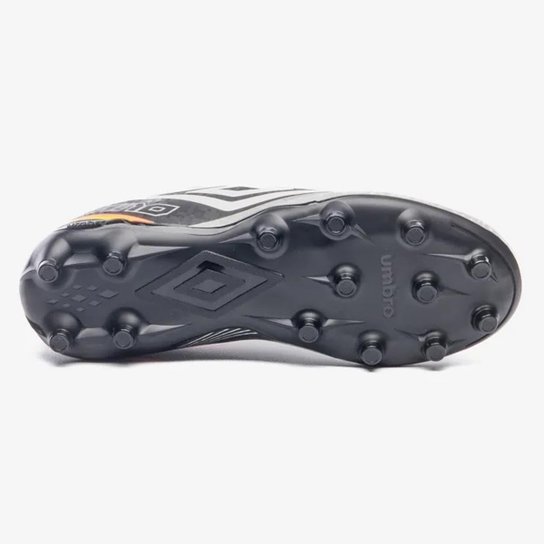 Chuteira Campo Umbro Techno II Jr Infantil Cinza