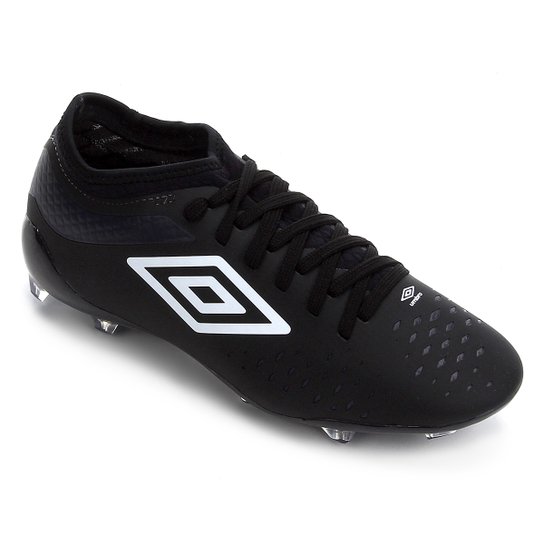 Chuteira Campo Umbro Velocita IV Pro - Preto+Branco