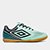 Chuteira Futsal Infantil Umbro Adamant Top Speed - Verde+Preto