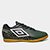 Chuteira Futsal Juvenil Umbro Techno Unissex - Preto+Limão