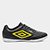 Chuteira Futsal Umbro Class Football Unissex - Preto+Amarelo