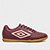 Chuteira Futsal Umbro Class Football Unissex - Vinho+Branco