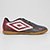 Chuteira Futsal Umbro Frame Unissex - Grafite+Vermelho